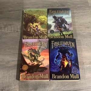 Lot of 4 Fablehaven Books by Brandon Mull Set Paperback Fantasy